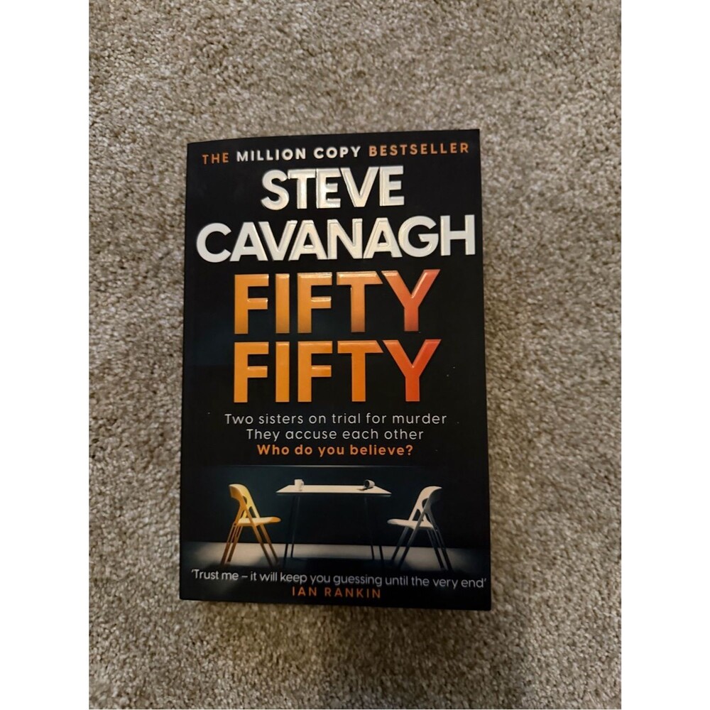 Steve Cavanagh "Fifty Fifty" Paperback Book